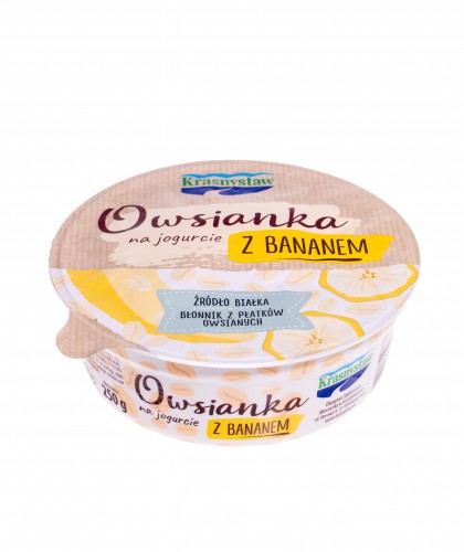 Owsianka z bananem na jogurcie