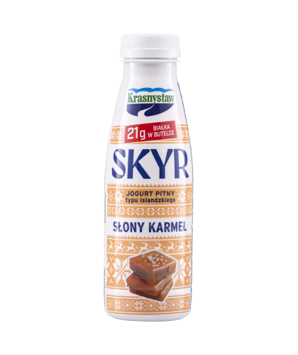 Jogurt pitny typu islandzkiego słony karmel