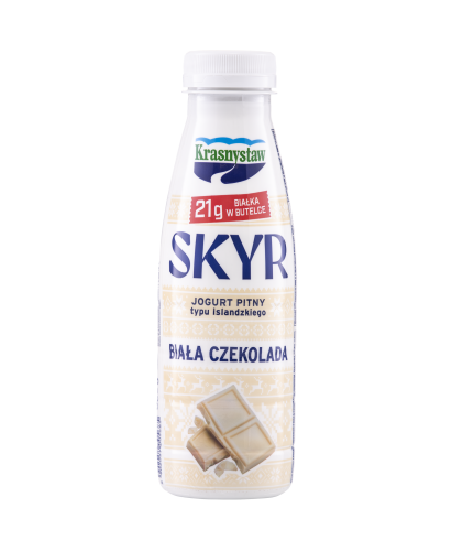 Jogurt pitny typu islandzkiego biała czekolada