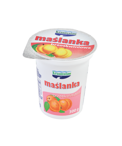 Maślanka brzoskwiniowa